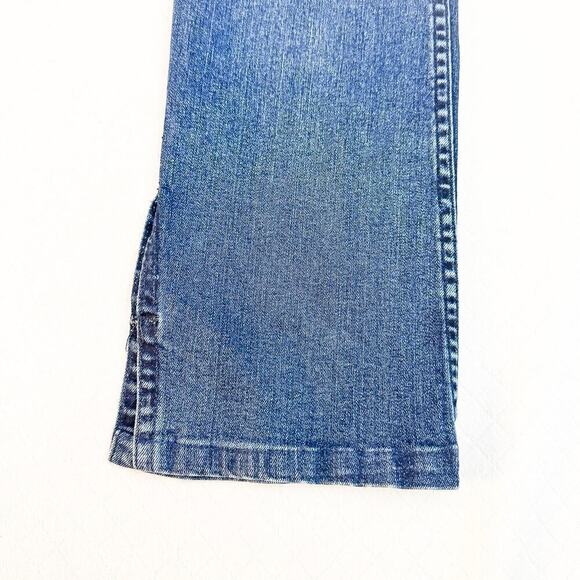 Rag & Bone Split Hem Cate Mid-Rise Flare Denim Jeans Size 27 - Picture 8 of 9